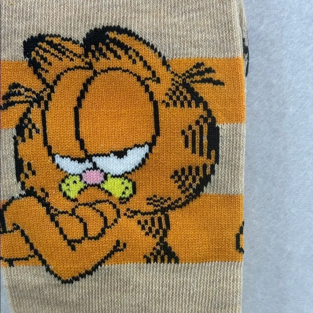 Nickelodeon Garfield Funny Tan Socks for Men/Woman